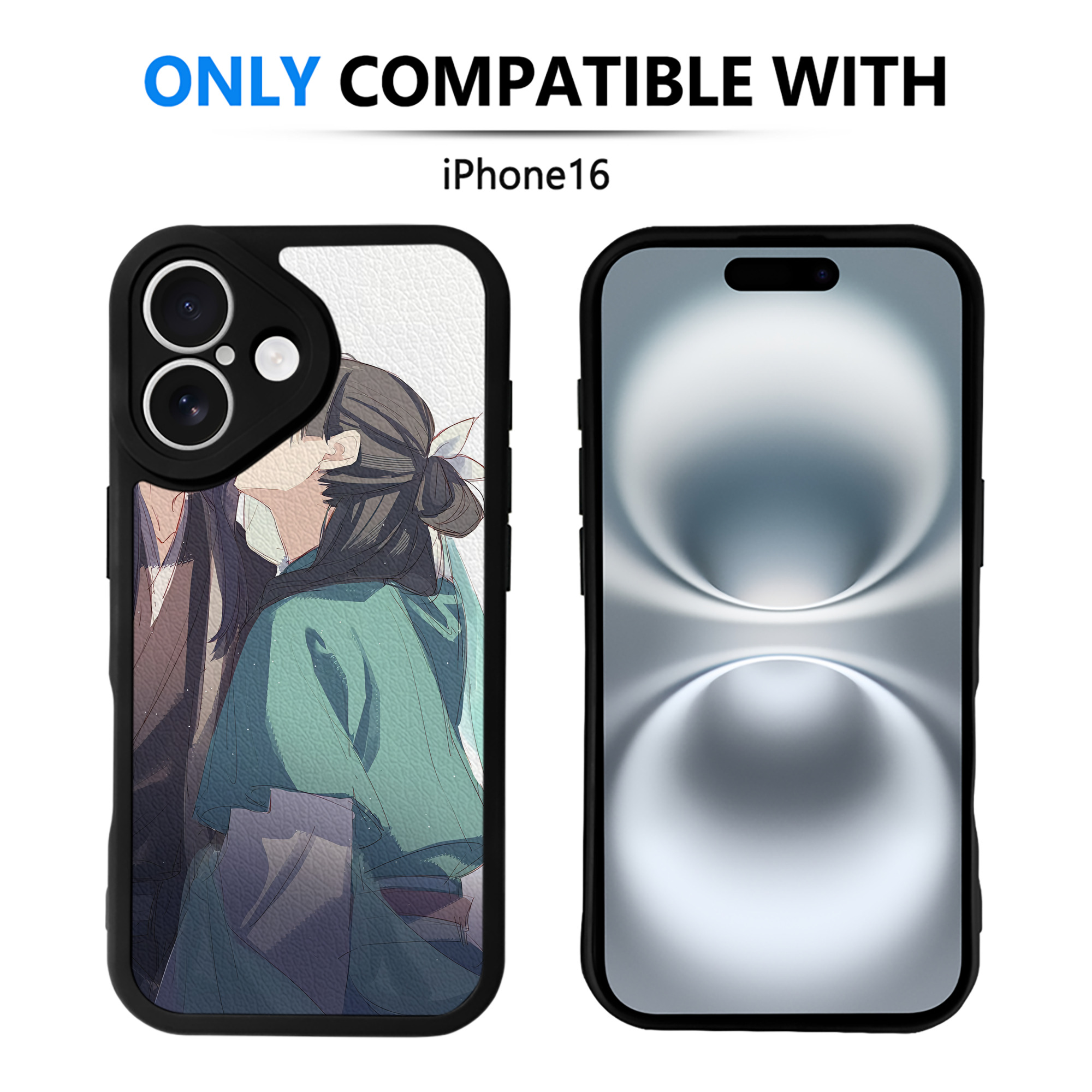 （画像用） 薬屋のひとりごと The Apothecary Diaries 【iPhone 16シリーズ対応】シリコンスマホケース（レザー調） 材質：シリコン